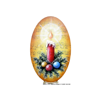 Christmas Candle Plaque Pattern