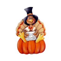 Give Thanks Turkey Ornament Pattern