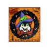 Retro Halloween Wreath Pattern