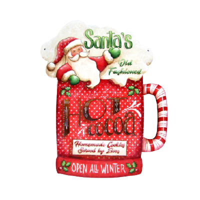 Santa's Hot Cocoa Pattern by Chris Haughey