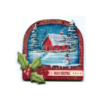Christmas Cabin Ornament Pattern by Chris Haughey