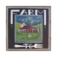 Eat Local Pattern by Cynthia Erekson