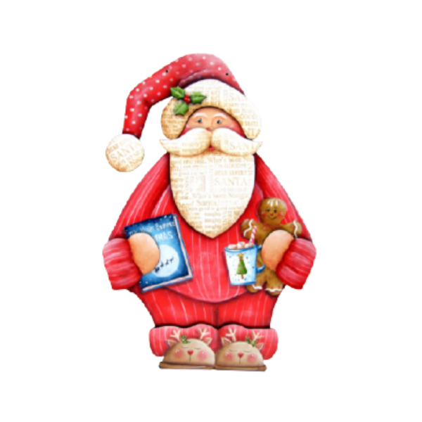 Nighty Night Santa Pattern by Chris Haughey