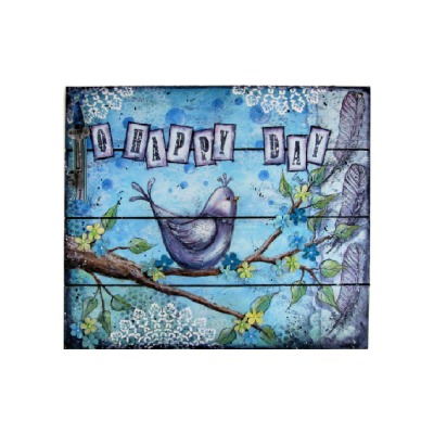 O Happy Day Plaque Pattern by Chris Haughey