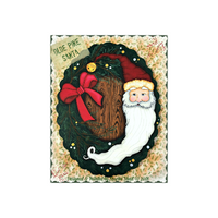 Old Pine Santa Pattern by Sharon Bond