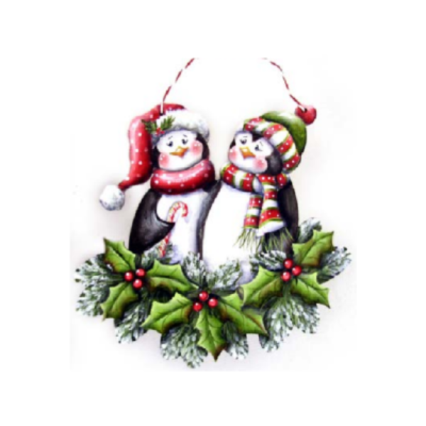 Peppermint Penguins Pattern