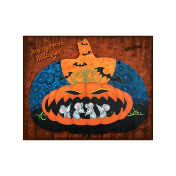 Hiding from Halloween Pattern