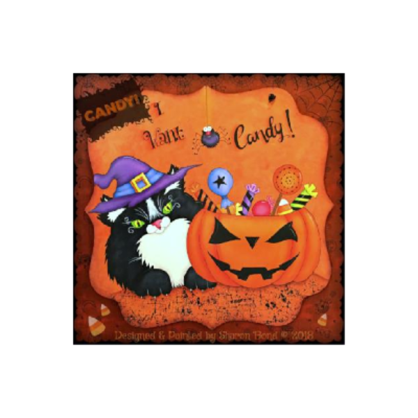I Want Candy Pattern by Sharon Bond