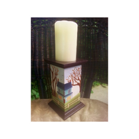Farmhouse Candle Stand E-Pattern by Linda Samuels