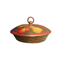 Fruit and Holly Pie Keeper E-Pattern