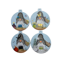Nest, Grow, Boo, Chill Gnome Ornaments E-Pattern by Sue Cochrane