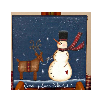 Snowman and the Reindeer E-Pattern