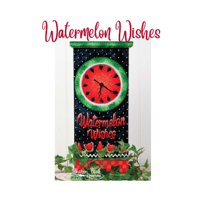 Watermelon Wishes Clock E-Pattern By Sharon Cook