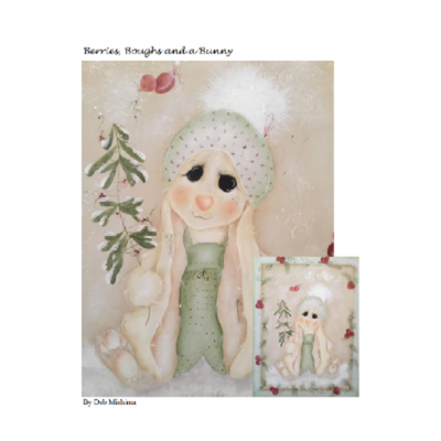 Berries, Boughs and a Bunny E-Pattern By Deb Mishima