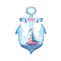 AHOY! Anchor Plaque E-Pattern by Chris Haughey