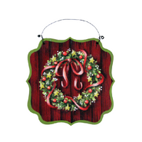 Barnwood Wreath Ornament E-Pattern by Chris Haughey