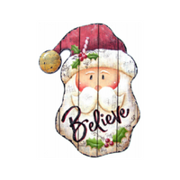 Believe Santa Plaque E-Pattern by Chris Haughey