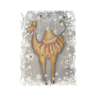 Camille the Christmas Camel E-Pattern by Deb Mishima
