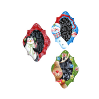 Festive Chalkboard Ornaments E-Pattern by Chris Haughey