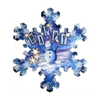 Happy Day Snowflake Plaque E-Pattern by Chris Haughey