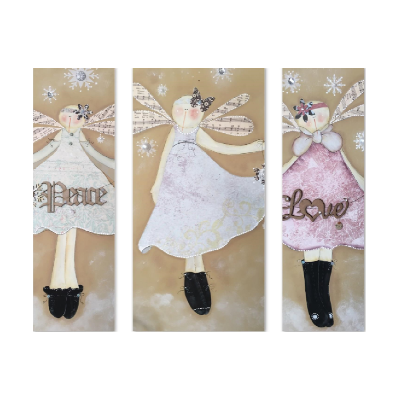 Snow Fairies 3 E-Pattern by Deb Mishima