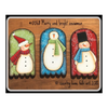 Colorful Snowmen Ornaments E-Pattern