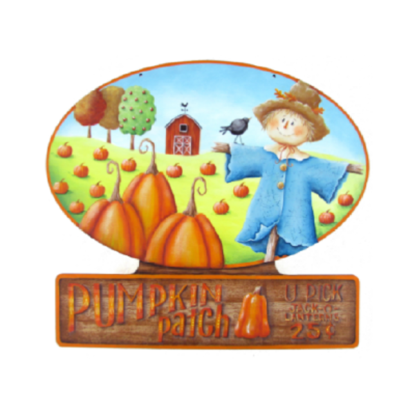 Pumpkins for Sale Plaque E-Pattern by Chris Haughey