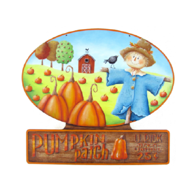 Pumpkins for Sale Plaque E-Pattern by Chris Haughey