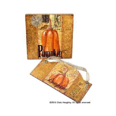 Golden Pumpkins Plaques E-Pattern