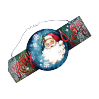 Jolly Santa Plaque E-Pattern by Chris Haughey