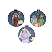 Silent Night Ornaments E-Pattern
