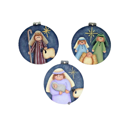 Silent Night Ornaments E-Pattern