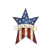 Land That I Love Star Plaque E-Pattern by Chris Haughey