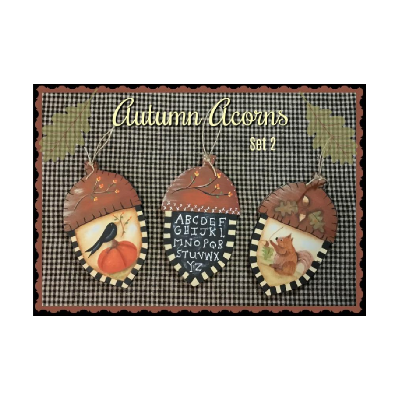 Autumn Acorns #2  E-Pattern by Vicki Saum