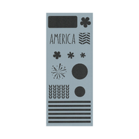 Patriotic Ride Stencil