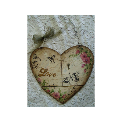 Broken Hearted (Stain Painting) E-Pattern by Wendy Fahey