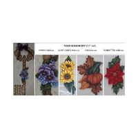 Four Seasons Key - Floral Set E-Pattern by Wendy Fahey