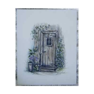 Gardener's Getaway (Pen and Ink) E-Pattern by Wendy Fahey