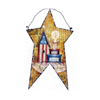 Americana Blessings Star Plaque E-Pattern by Chris Haughey