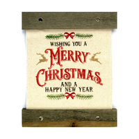 Merry Christmas Banner E-Pattern