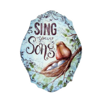 Robin Song Plaque E-Pattern