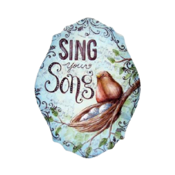 Robin Song Plaque E-Pattern