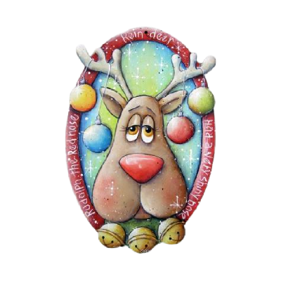 Rudolph the Red Nose Reindeer Ornament E-Pattern