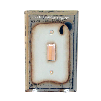 Sheep Switchplate Cover E-Pattern