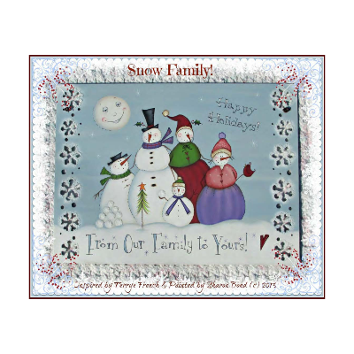Snow Family! E-Pattern