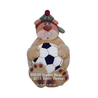 Soccer Bear E-Pattern