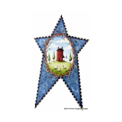 Hilltop View Star Plaque E-Pattern