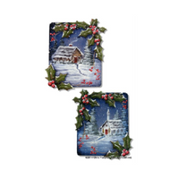 Holly Border Ornaments E-Pattern