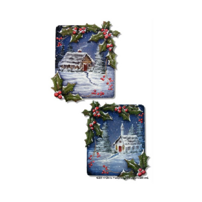 Holly Border Ornaments E-Pattern