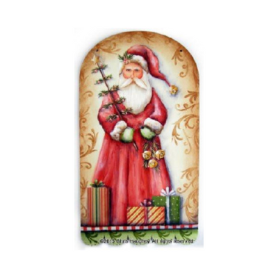 Jingle Santa Plaque E-Pattern